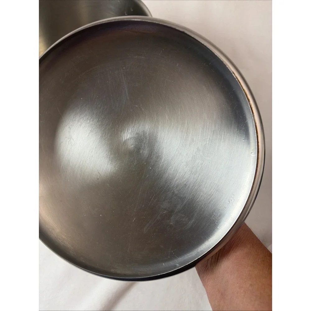 Vintage Farberware Aluminum Clad 6 Qt Stock Pot w Lid  Bottom NYC-USA